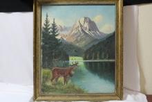 A Signed Oil on Canvas