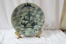 A Chinese Blue and White Plate