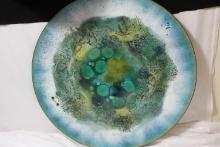 An Enamel Charger on Copper