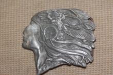 Indian Motif Belt Buckle