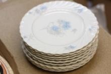 Set of 9 Limoges Salad Plates