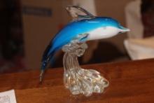 Art Glass Dolphin
