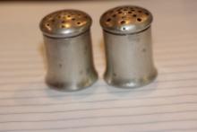 Set of 2 Sterling Silver Salt and Pepper Shakers