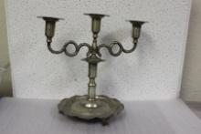 A Hand Hammered Candelabra