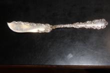 Ornated Sterling Butter Knife