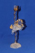 A Crystal Horse on Pole