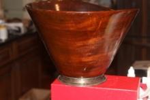 Sterling Bottom Rim Wooden Bucket