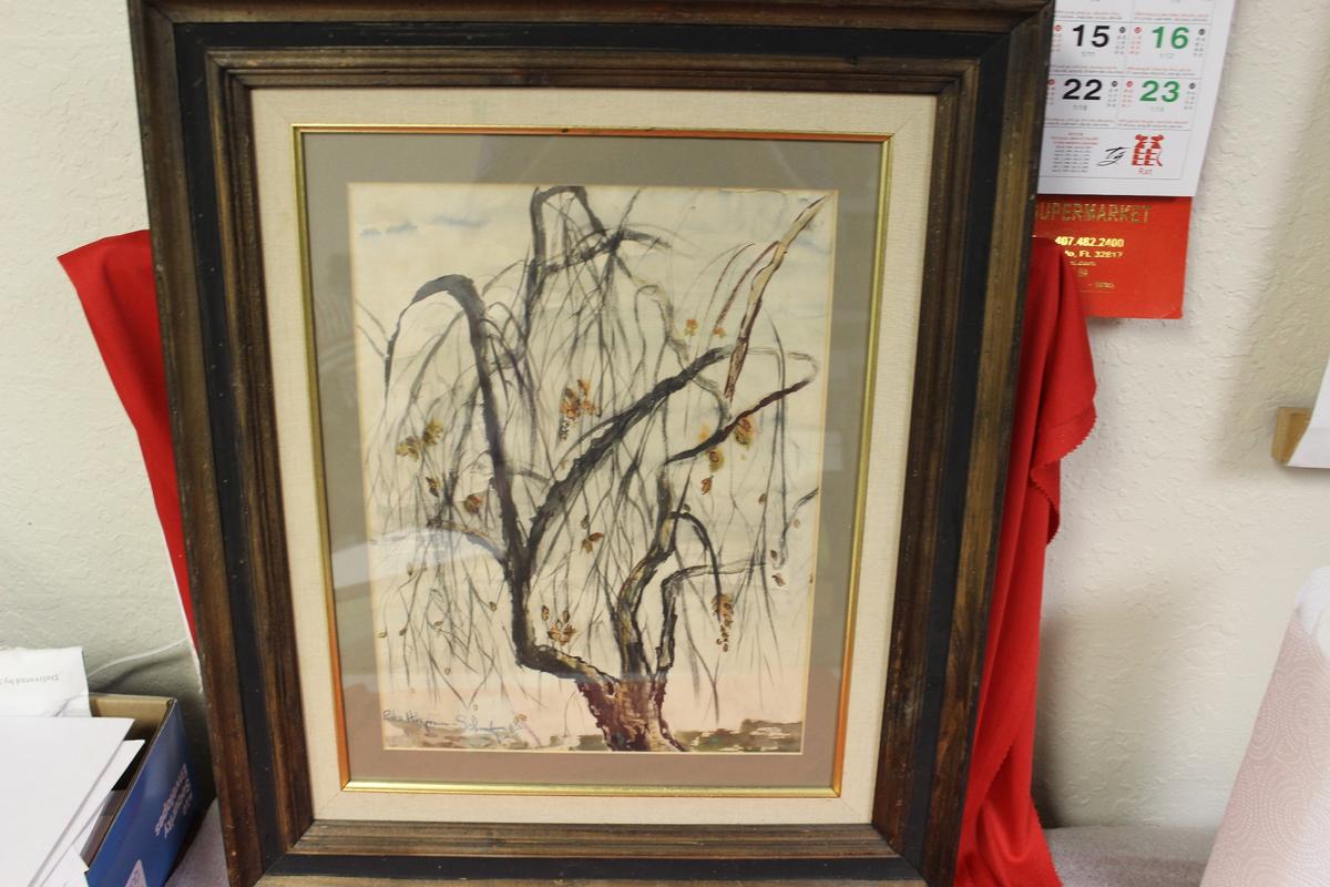 A Signed Rita Holtzman Schwartz Water Colour