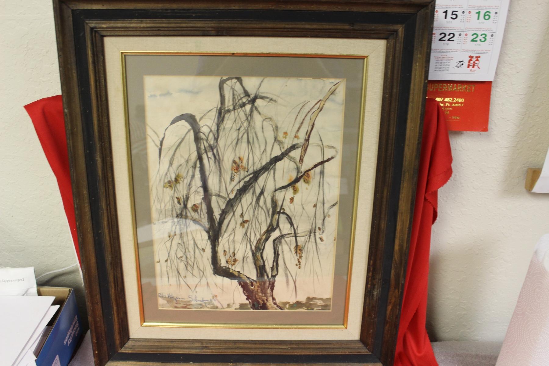 A Signed Rita Holtzman Schwartz Water Colour