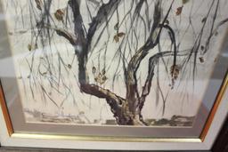 A Signed Rita Holtzman Schwartz Water Colour
