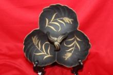 A Golden Suzuki Porcelain Dish