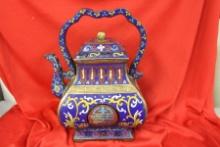 A Large Cloisonne Teapot