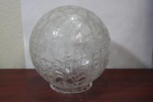 Crackle Glass Lamp Shade