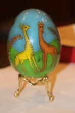 Signed Lacquer Egg