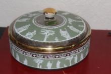 Greek Design Glass Container