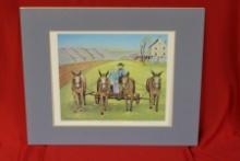 A Signed Print/Lithograph by Constantine Kermes