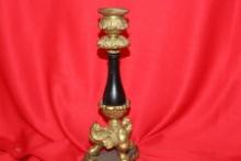 A Brass Candlestick
