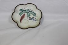 A Vintage Enamel Dish