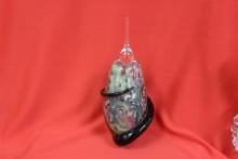 An Eickholt Glass Perfume Bottle