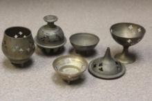 Lot of 6 miniature Brass Articles