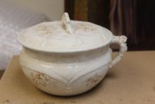 Antique Ceramic Pot with Lid