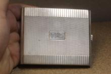 marked 800 silver cigarette or card case
