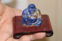 Small chinese Lapis Lazuli Buddha