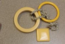 Lot of 3 Bracelets and Pendant