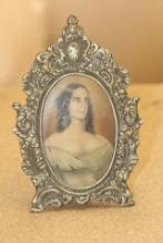 Hand Painted on Wood Portrait