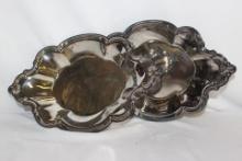 2 Silverplated Dishes