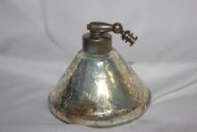 Mercury Glass Parfume Bottle With Atomizer