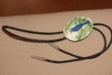 Signed Bennett Navajo Bolo Tie