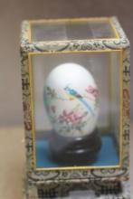 Oriental Egg Inside a Shadow Box