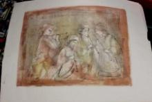 Edna Hibel Pencil Signed Lithograph