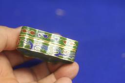Chinese Cloisonne Butterfly Trinket Box