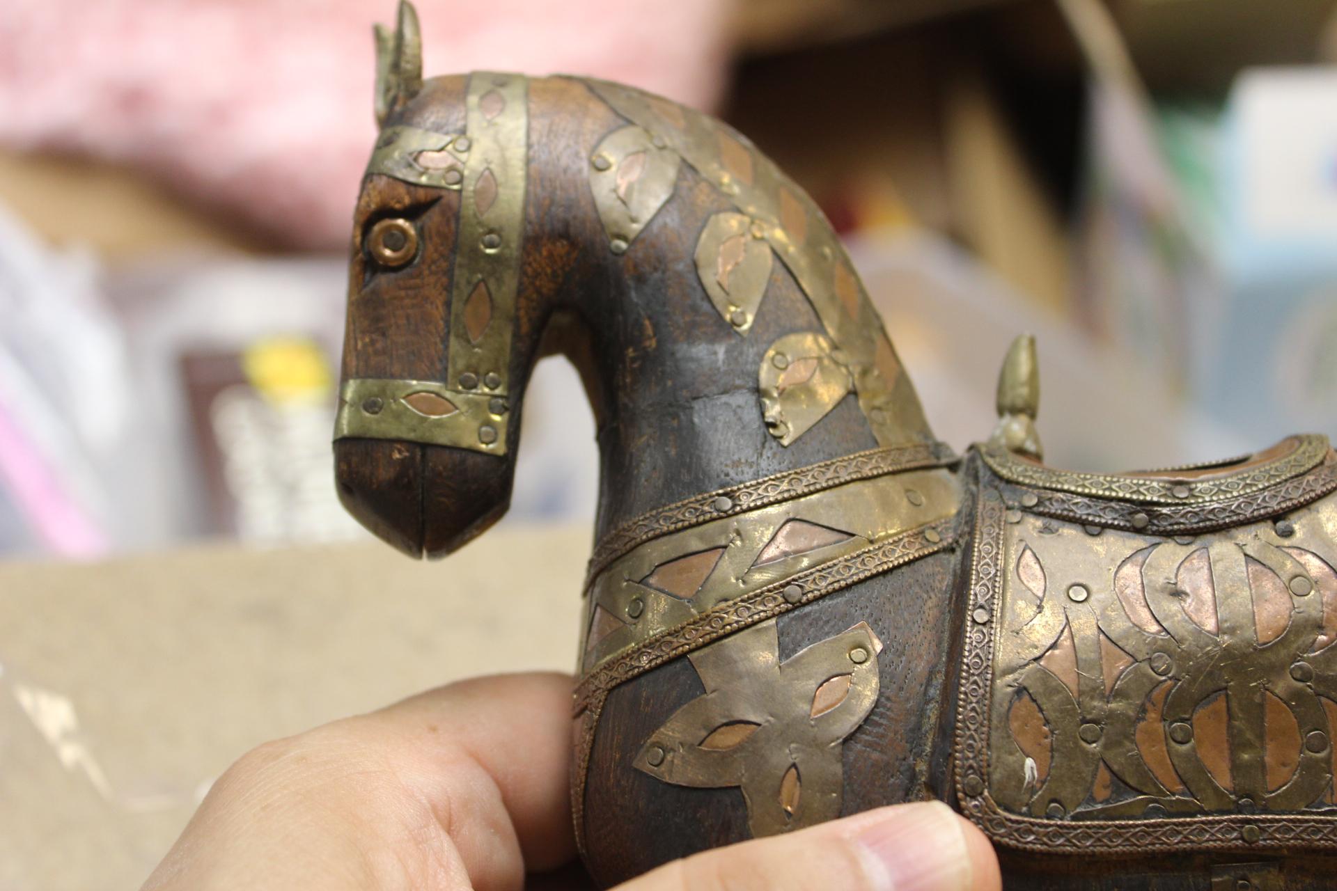 Oriental Wooden Horse