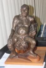 Elgible Signed Terracotta Scuplture