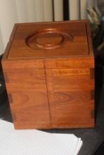 Teak Wood Ice Bucket