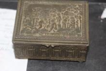 Signed Repousse Metal Box