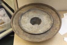 Lot of 2 Japan Cast Iron Alter Tray?