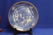 Antique Japanese Blue and White Plate/Charger