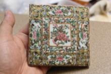 Rare Rose Medallion Tile