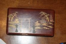 Old Japanese Inlaid Lacquer Box