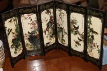 Modern Chinese Lacquer Folding Table Screen