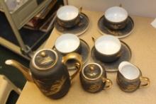 Set of Kutani Tea Set