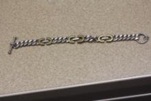 Sterling and Mixed Metal Bracelet