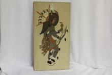 A Wood Native American Wall Hanger