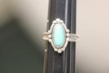 Sterling and Turquoise Ring
