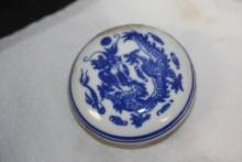 Signed Chinese Dragon Ink Cake