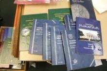 Lot of 9 Empty Coin Albums